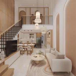 Nhà phố hiện đại kết hợp Mini house